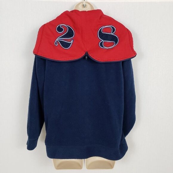 Mickey Mouse Zip Up Jacket Missy Med Blue Fleece - Picture 5 of 7